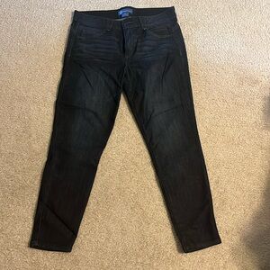 Ann Taylor Democracy Size 14 petite black/very dark blue jeans
